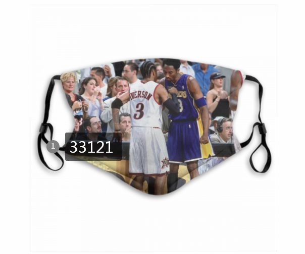 2021 NBA Los Angeles Lakers #24 kobe bryant 33121 Dust mask with filter